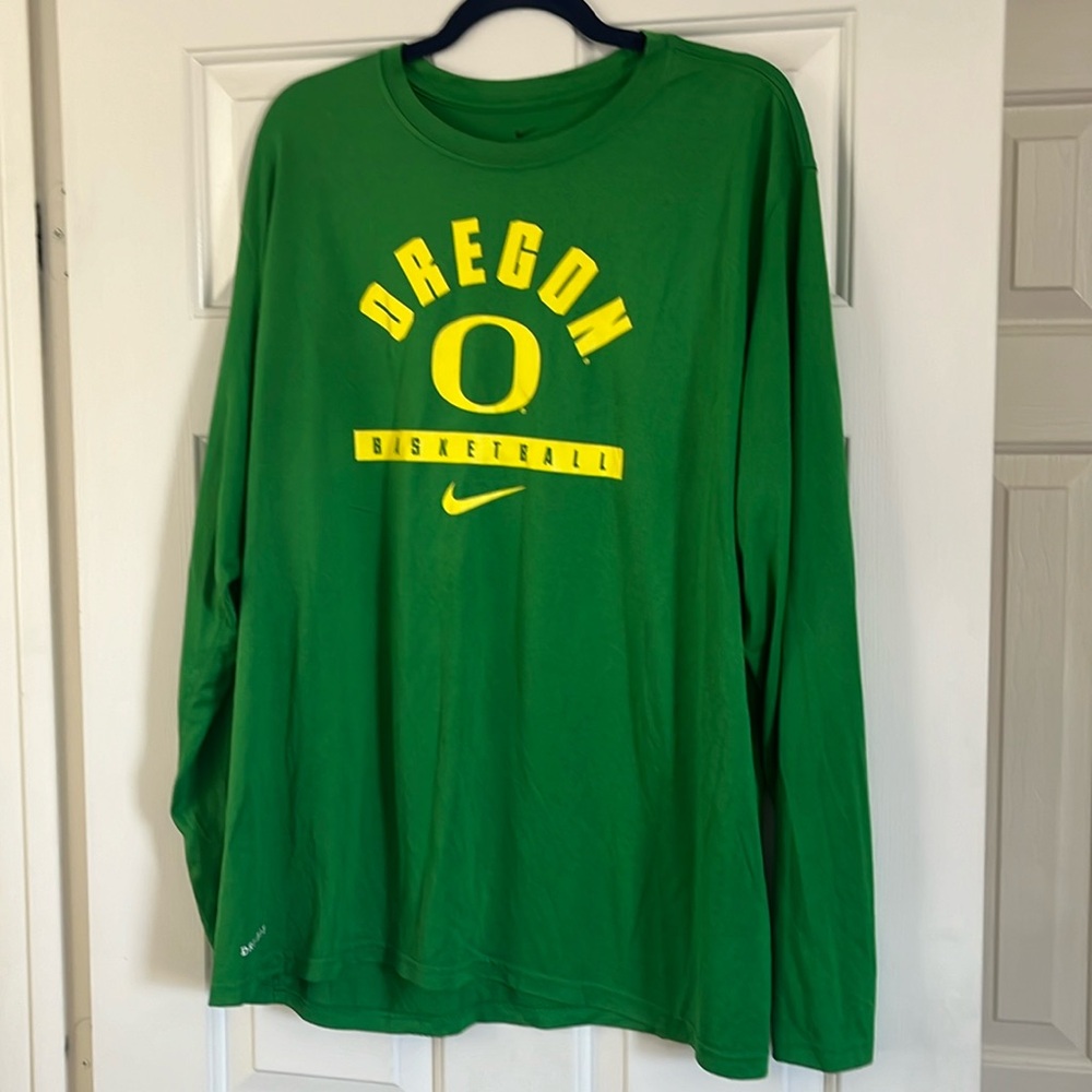Oregon Ducks basketball Nike Warm-up shooting shirt XXL